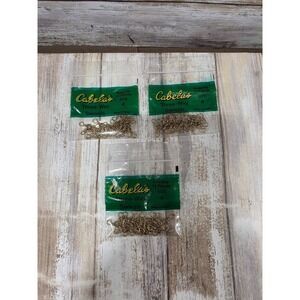 Cabelas Three-Way Swivels‎ Size 4 Brass Tone 3 Packs 36 Total Pieces